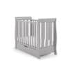 Obaby Stamford Sleigh Cot - Warm Grey