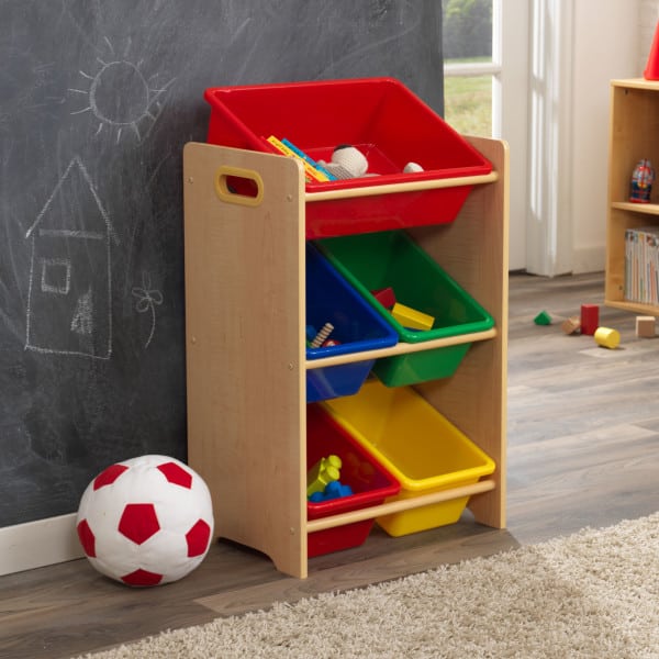 kidkraft 5 bin storage unit