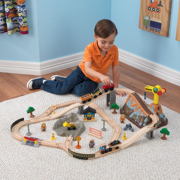 kidkraft bucket top construction train set