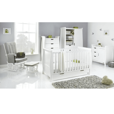 Obaby Stamford Classic 5 Piece Room Set - White