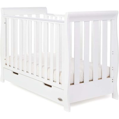 Obaby Stamford Mini Sleigh 2 Piece Room Set - White 4