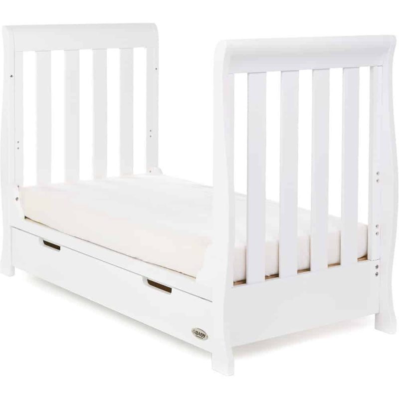 Obaby Stamford Mini Sleigh 2 Piece Room Set - White 5