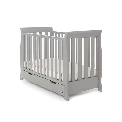 Obaby Grace Cot Bed Warm Grey Baby and Child Store