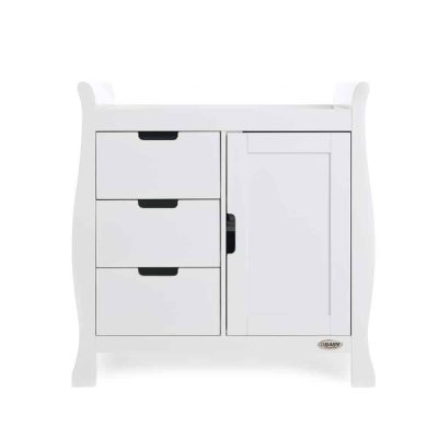 Obaby Stamford Sleigh 4 Piece Room Set - White 3