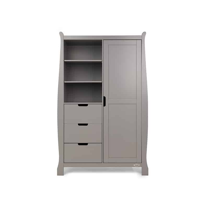 obaby stamford sleigh double wardrobe