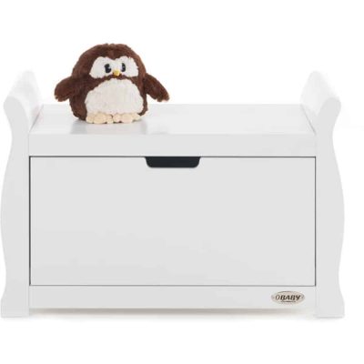 Obaby Stamford Sleigh Toy Box - White 3