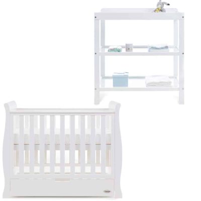 Obaby Stamford Space Saver 2 Piece Room Set - White