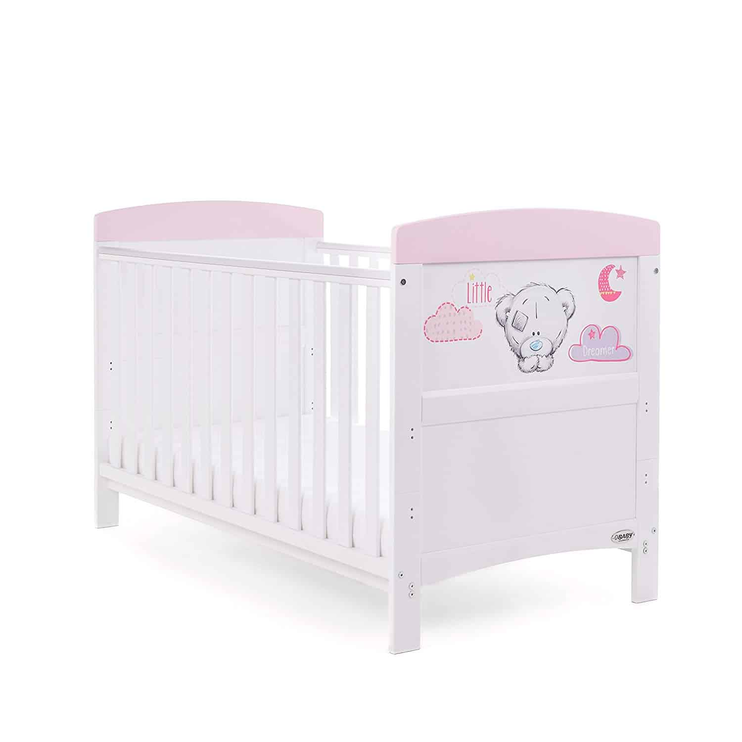 Obaby Tiny Tatty Teddy Cot Bed Pink Baby And Child Store