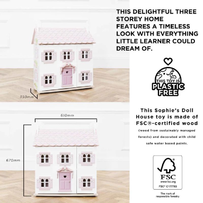 Le Toy Van Sophie's Wooden Dolls House