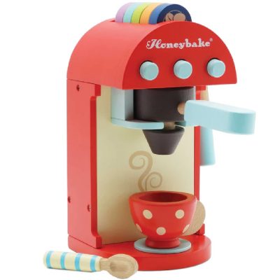 Le Toy Van Wooden Toy Coffee Machine and Pods