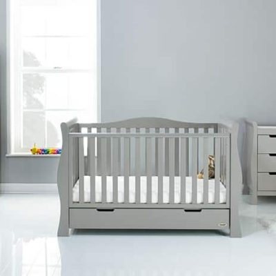 obaby stamford luxe nursery room set warm grey