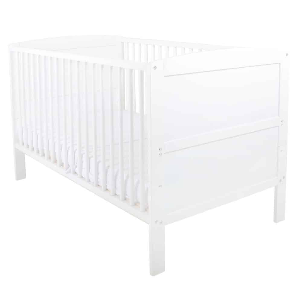 East Coast Hudson Cot Bed - White 