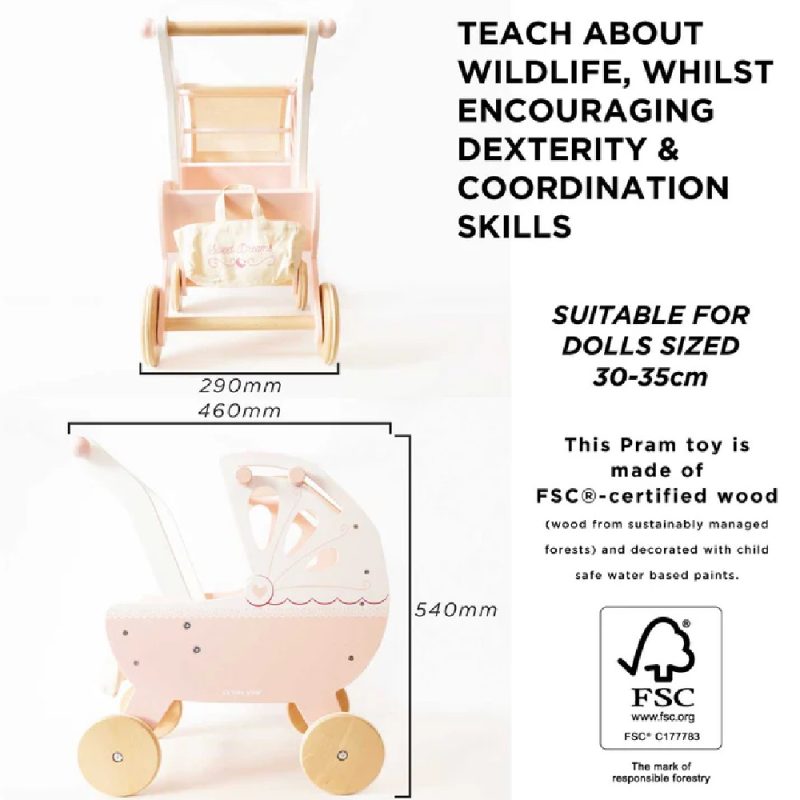 Le Toy Van Sweet Dreams Doll Pram