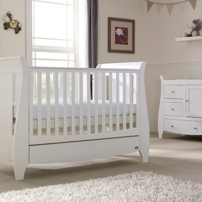 Lucas sleigh store cot bed