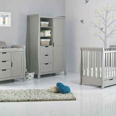 obaby stamford mini sleigh cotbed nursery room set builder