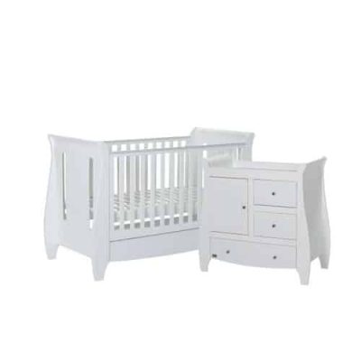 tutti bambini katie 2 piece nursery room set in white