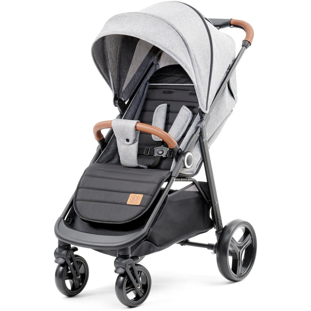 grey car seat and stroller
