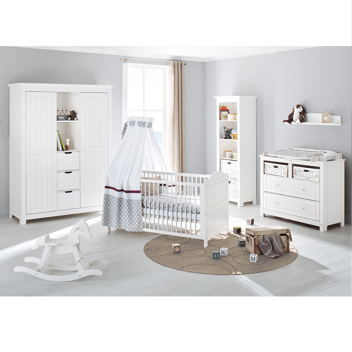 Pinolino Nina 3 Piece Room Set Large Wardrobe Baby And Child Store