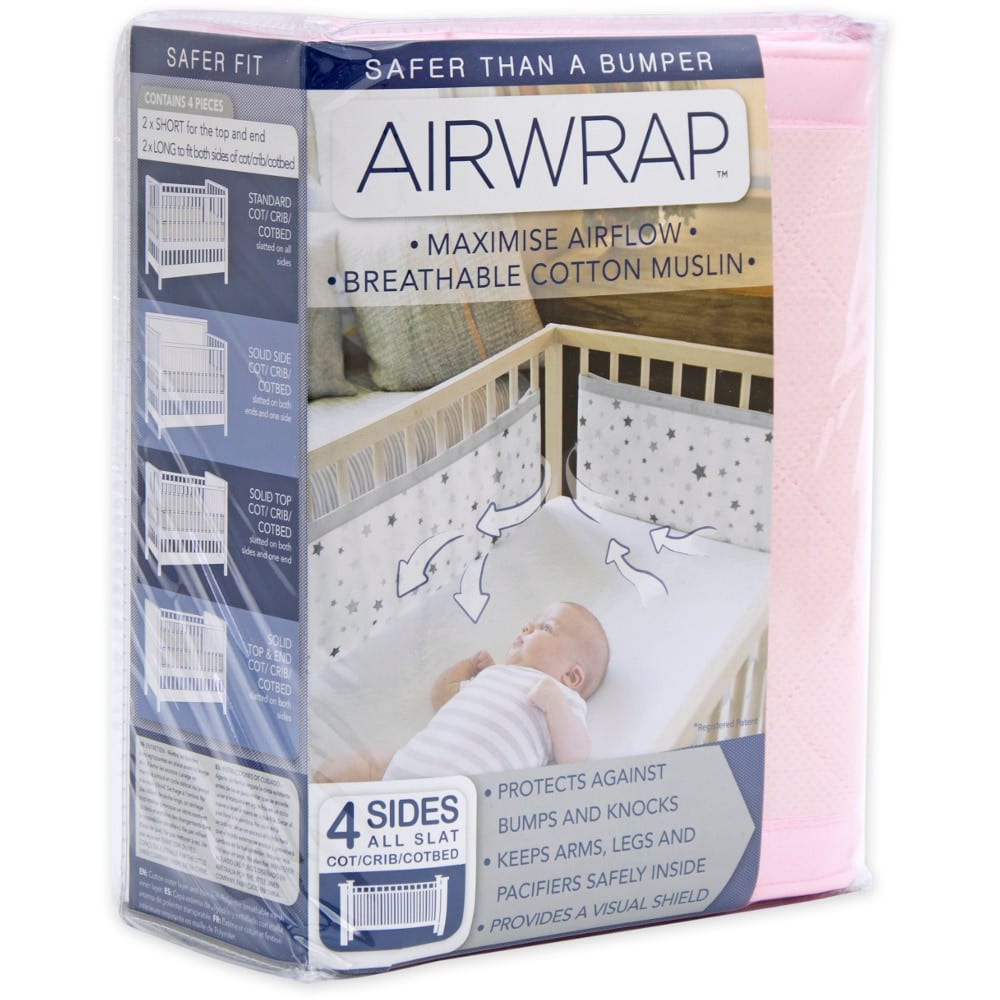 airwrap cot bumper 2 sided