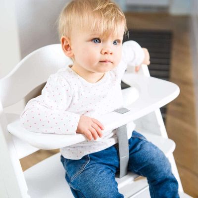 Hauck Alpha+ White Wooden Highchair