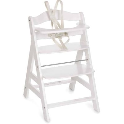 Hauck Alpha+ White Wooden Highchair