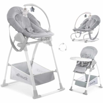 Hauck Stretch Grey Sit N Relax 3 in 1