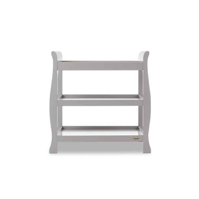 Obaby Stamford Sleigh Open Changing Unit - Warm Grey