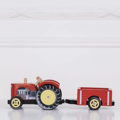 Le Toy Van Farmyard Tractor and Trailer