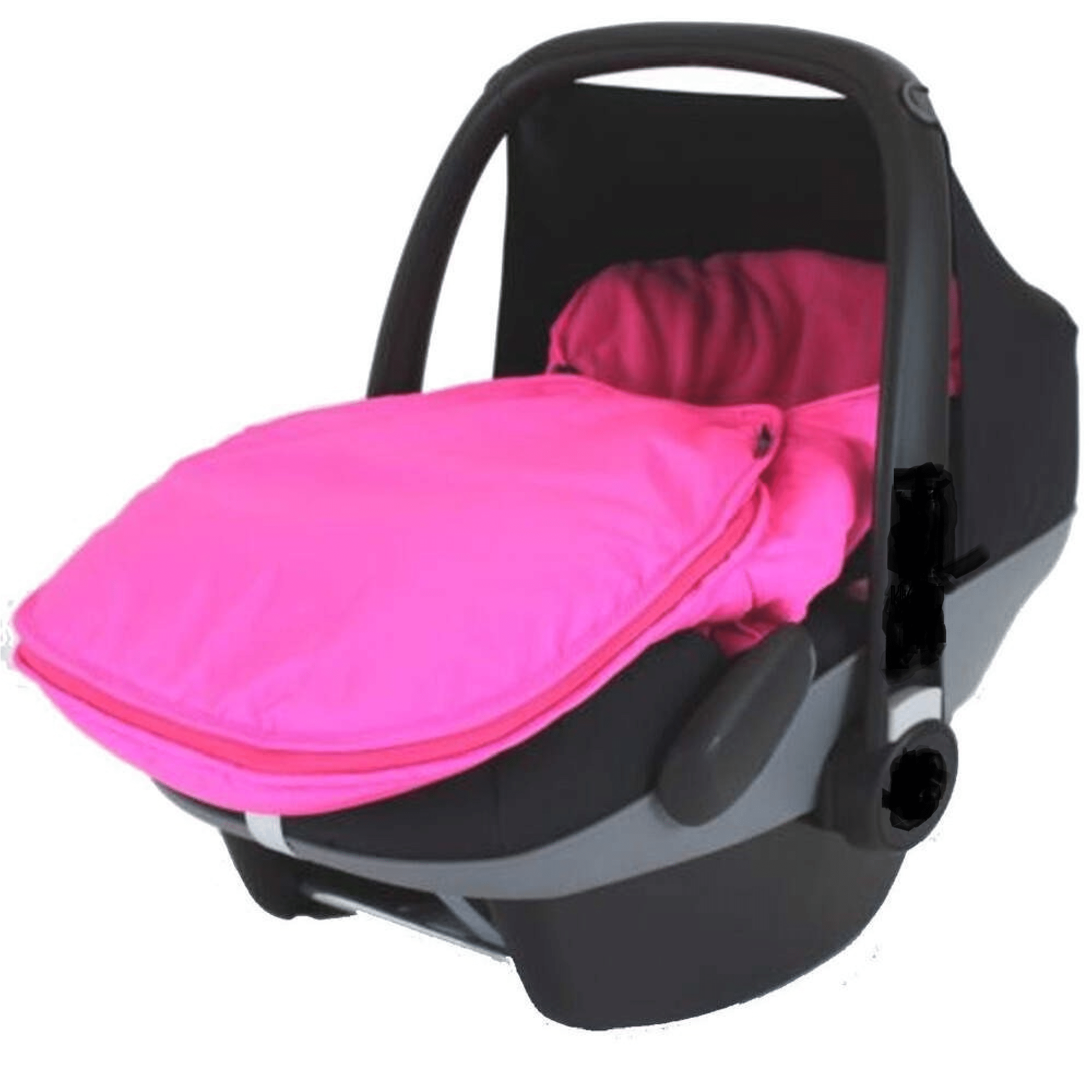 car seat footmuff pink