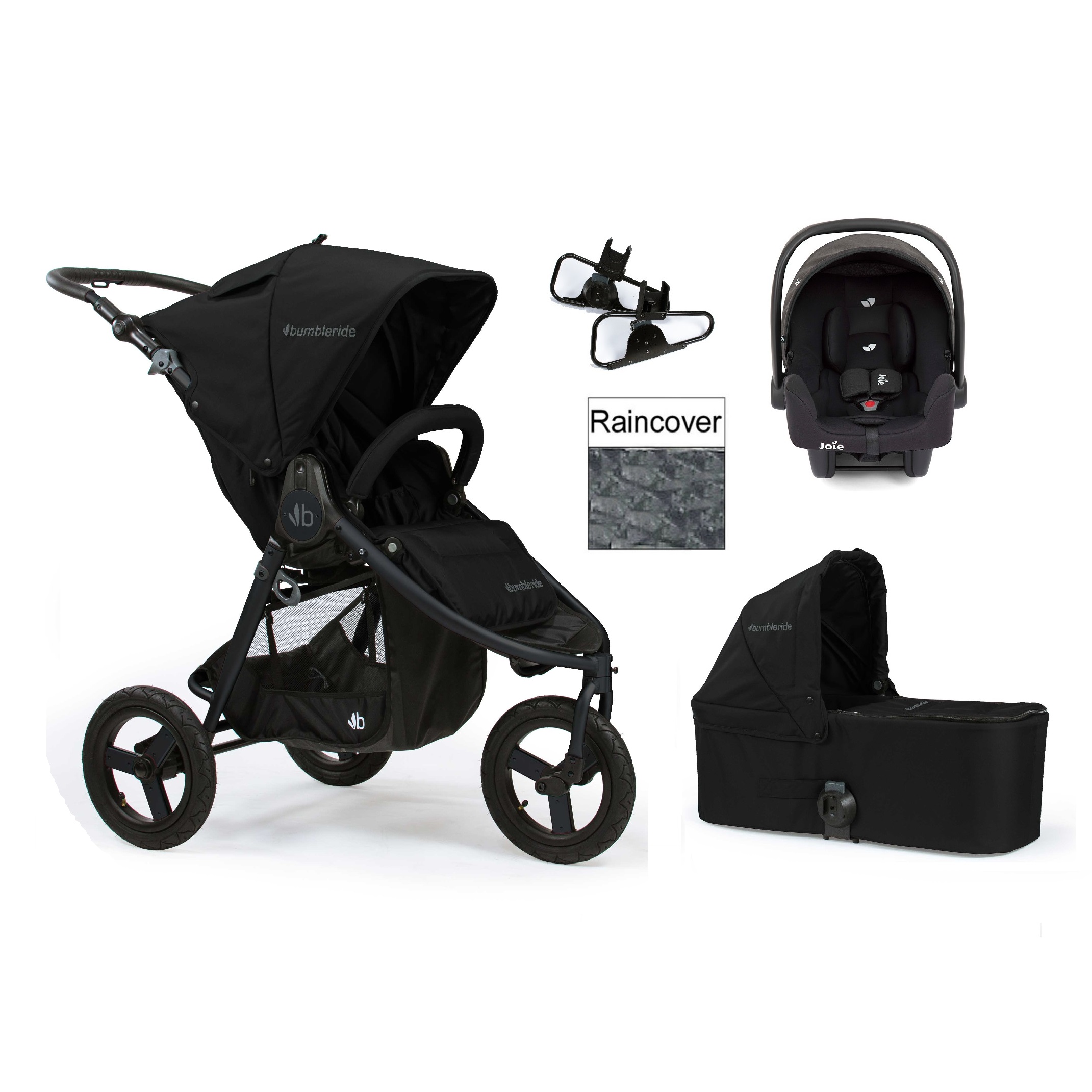 black stroller travel system