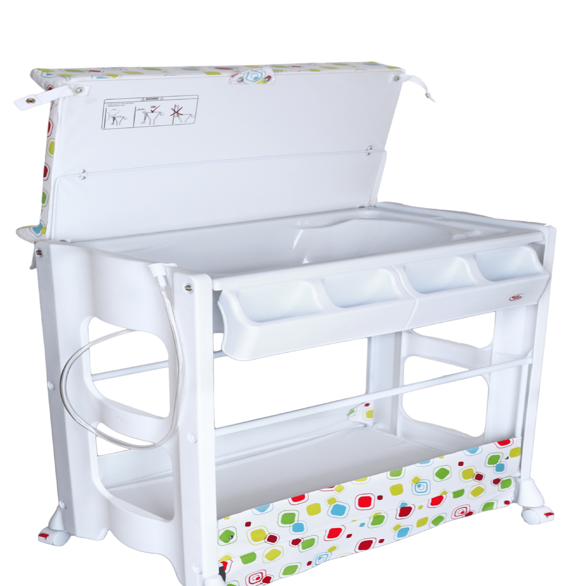 baby change unit with bath