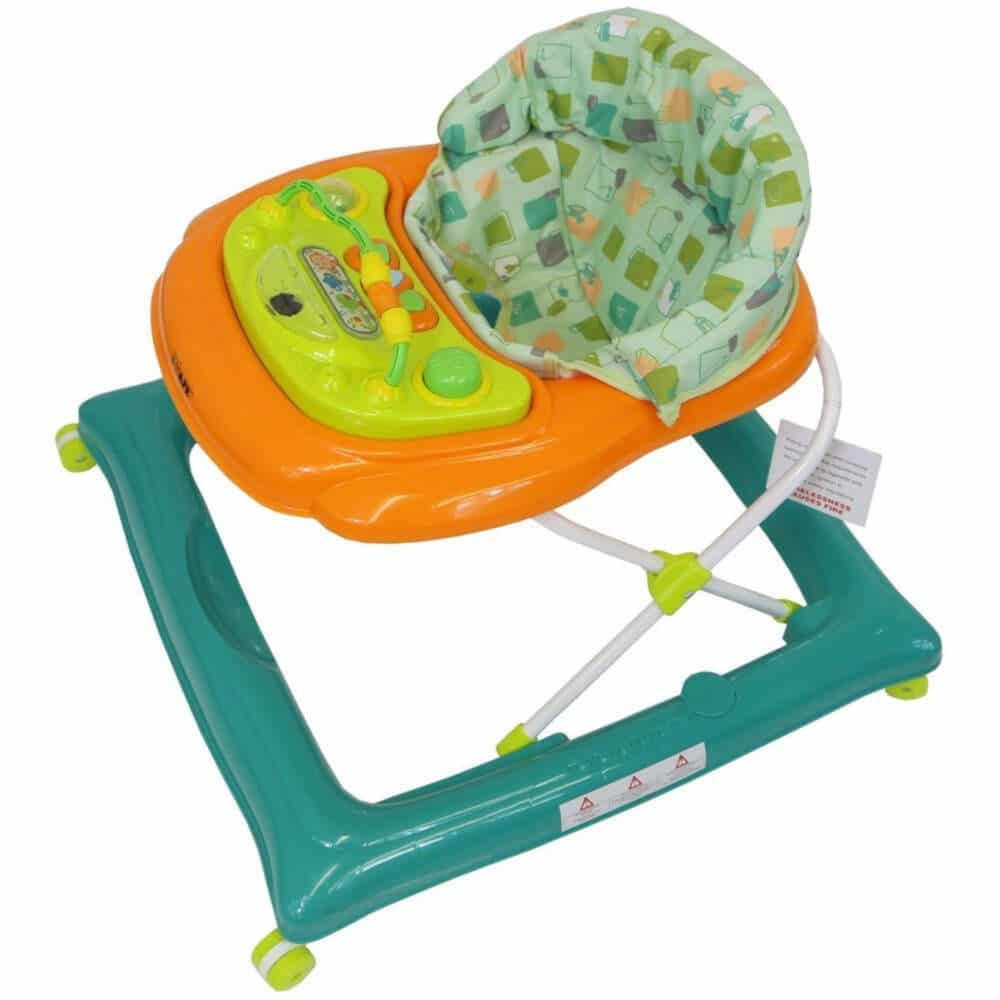 orange baby walker