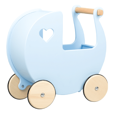 noover dolls pram blue