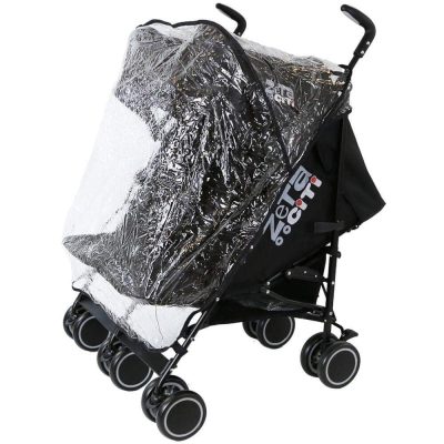 zeta citi black stroller