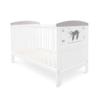 sloth cot bedding