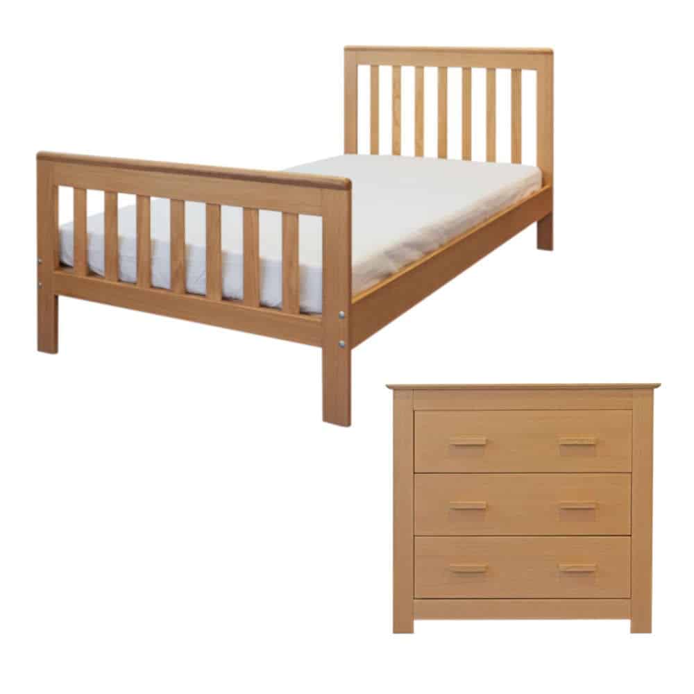 East Coast Blickling 2 Piece Junior Bed Set Oak Baby And Child