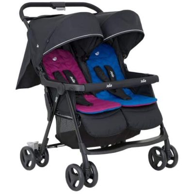 Joie Aire Twin Stroller - Rosy and Sea