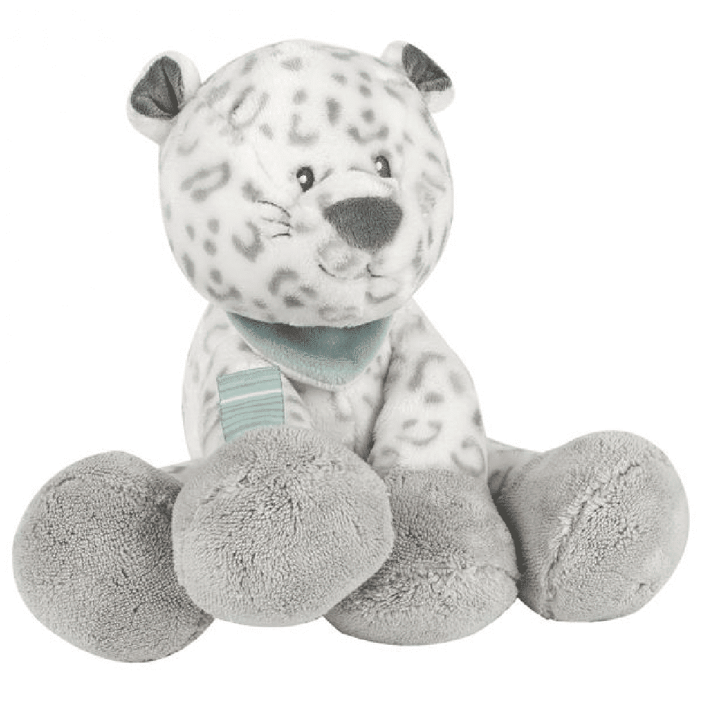 snow leopard cuddly toy