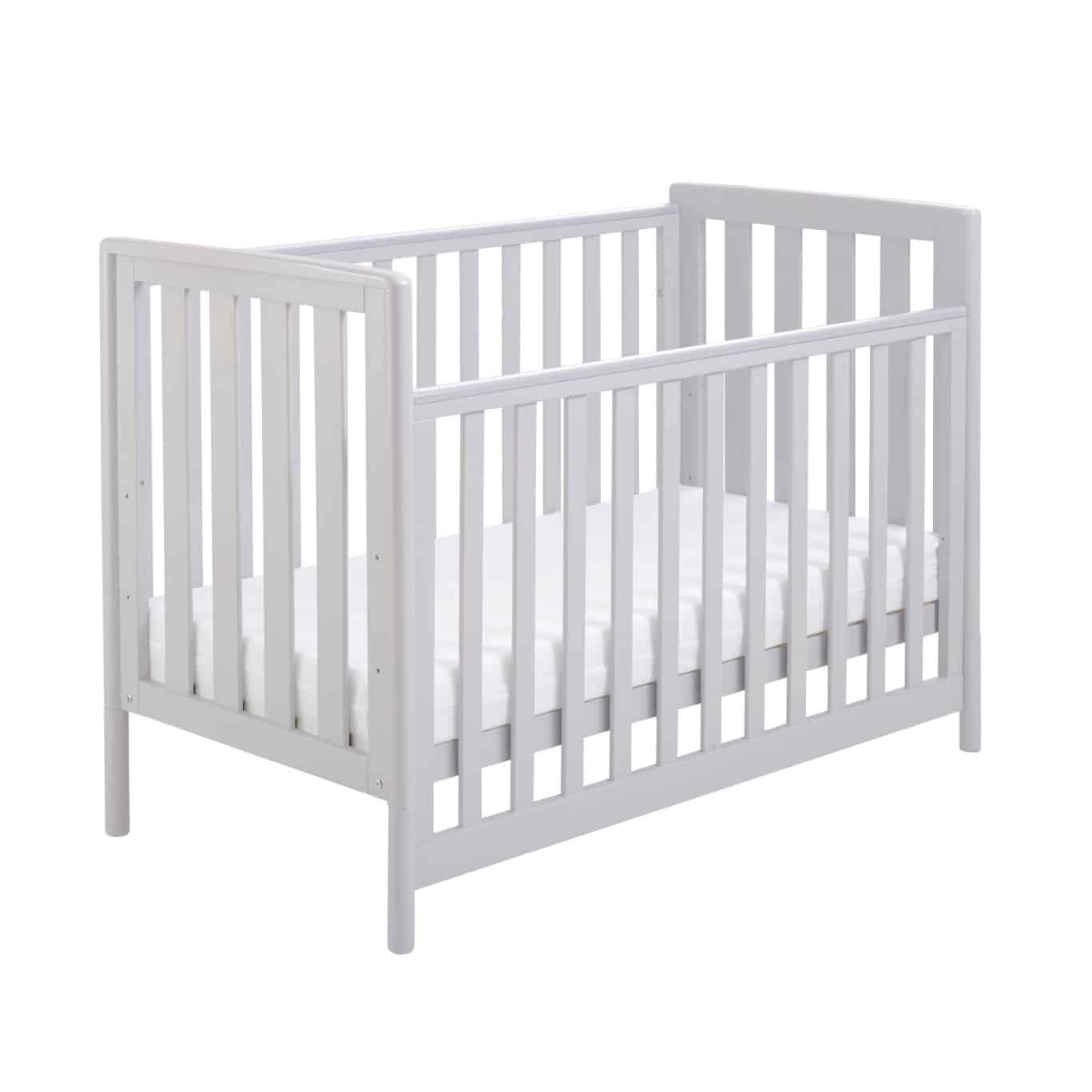 Babymore Ellie Dropside Cot Bed Grey Baby And Child Store