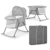 Kinderkraft Lovi 3 in 1 Crib Grey