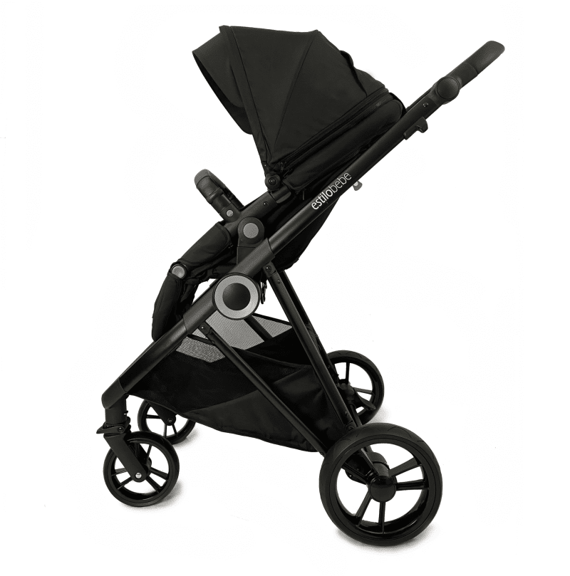 Estilo Bebe Otter Pram and Pushchair - Midnight Black