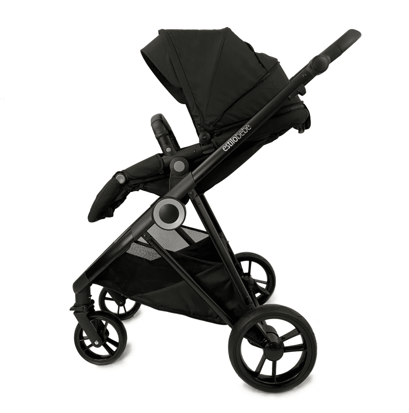 Estilo Bebe Otter Pram and Pushchair - Midnight Black