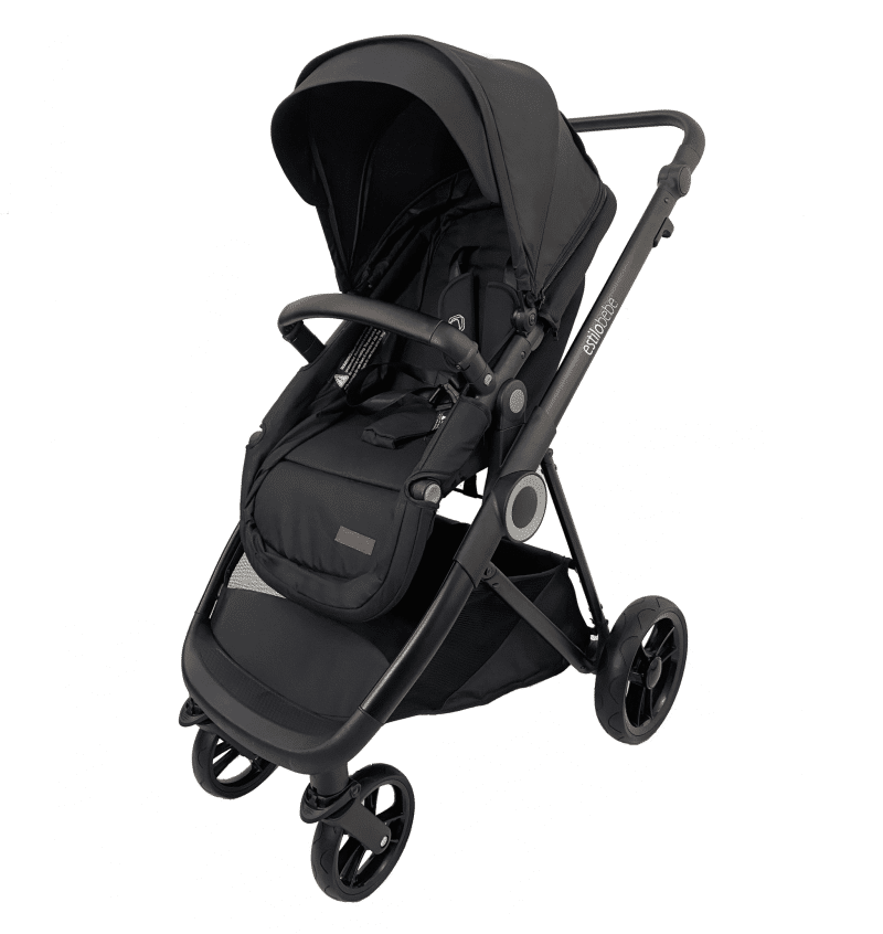 Estilo Bebe Otter Pram and Pushchair - Midnight Black