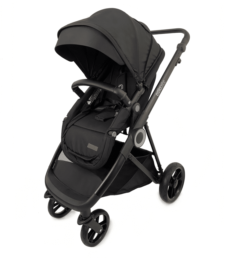 Estilo Bebe Otter Pram and Pushchair - Midnight Black