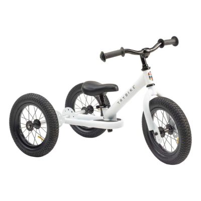 Trybike Steel Balance Trike White