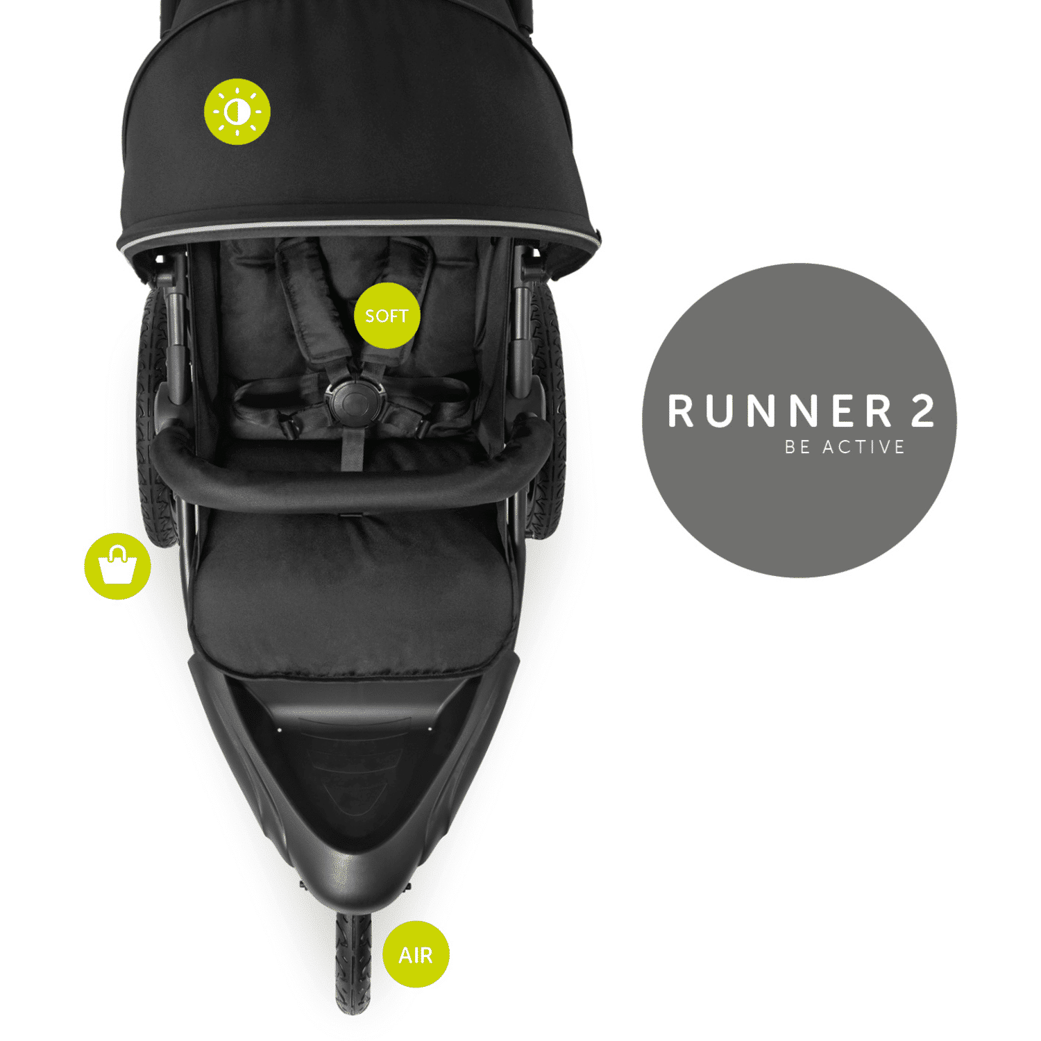 hauck runner 2 2021 black