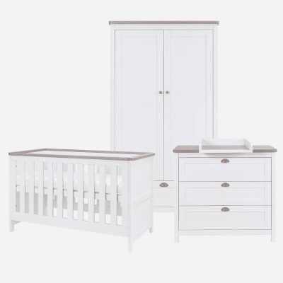 tutti bambini verona 3 pc set white oak