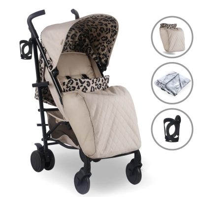 My Babiie Plus Stroller - Fawn Leopard