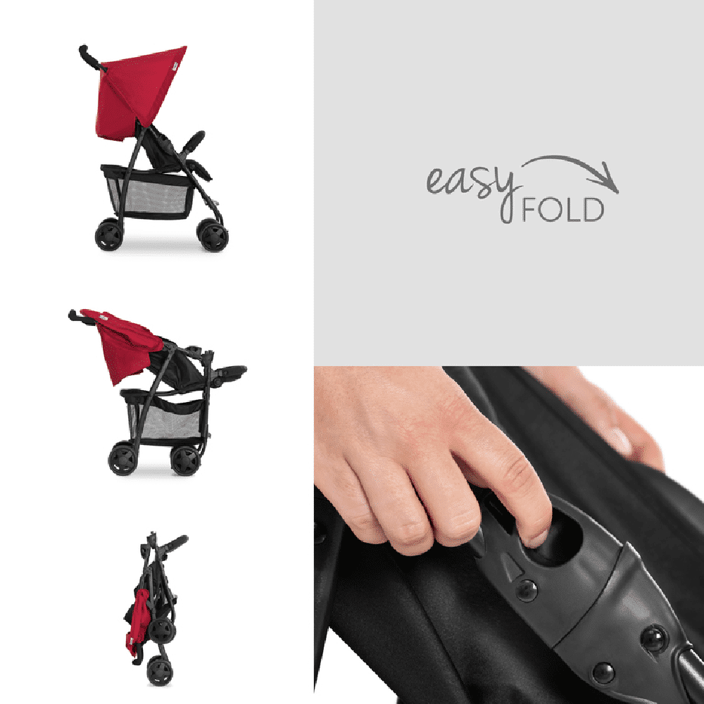 hauck pushchair red