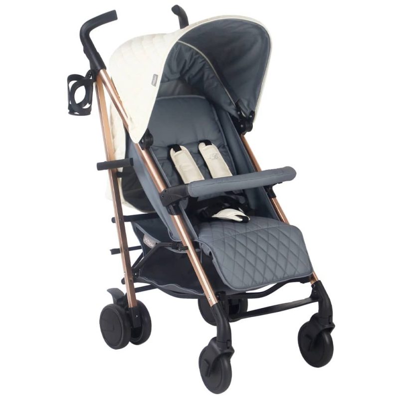 My Babiie Billie Faiers Quilted Champagne Lightweight Stroller